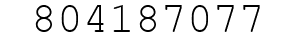 Number 804187077.