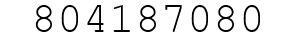 Number 804187080.