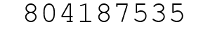 Number 804187535.