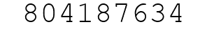 Number 804187634.