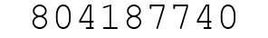 Number 804187740.