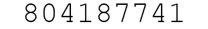 Number 804187741.