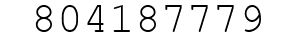 Number 804187779.