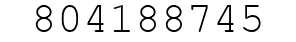 Number 804188745.