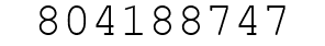 Number 804188747.