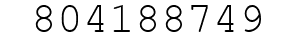 Number 804188749.