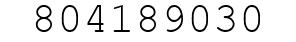 Number 804189030.