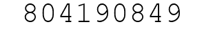 Number 804190849.