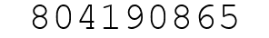 Number 804190865.
