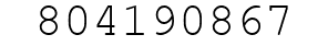 Number 804190867.