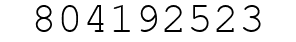 Number 804192523.