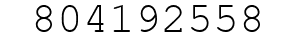 Number 804192558.