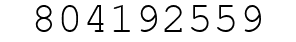 Number 804192559.
