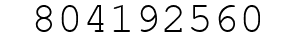 Number 804192560.