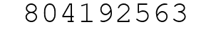 Number 804192563.