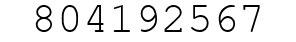 Number 804192567.