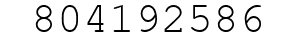 Number 804192586.