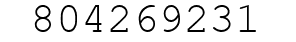 Number 804269231.