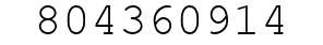 Number 804360914.