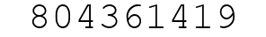 Number 804361419.