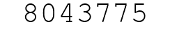 Number 8043775.