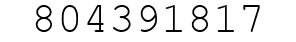 Number 804391817.