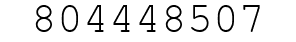 Number 804448507.