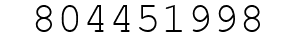Number 804451998.