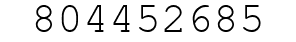 Number 804452685.
