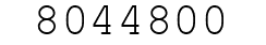 Number 8044800.