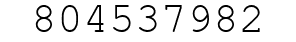 Number 804537982.