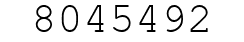 Number 8045492.