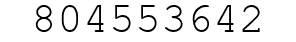 Number 804553642.