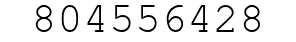 Number 804556428.
