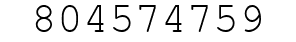 Number 804574759.