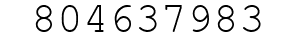 Number 804637983.