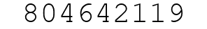 Number 804642119.