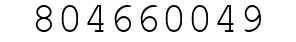 Number 804660049.