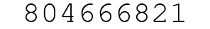 Number 804666821.