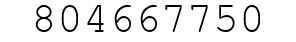 Number 804667750.