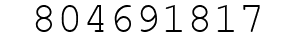 Number 804691817.