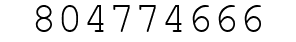 Number 804774666.
