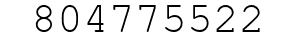 Number 804775522.