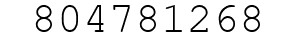 Number 804781268.
