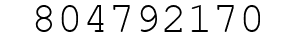 Number 804792170.