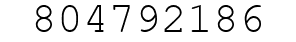 Number 804792186.