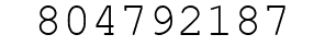 Number 804792187.