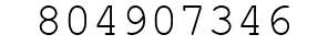 Number 804907346.