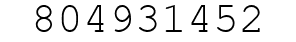 Number 804931452.