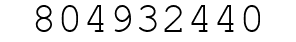 Number 804932440.
